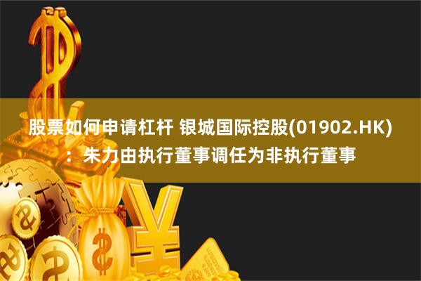 股票如何申请杠杆 银城国际控股(01902.HK)：朱力由执行董事调任为非执行董事