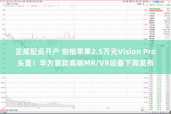 正规配资开户 剑指苹果2.5万元Vision Pro头显！华为首款高端MR/VR设备下周发布