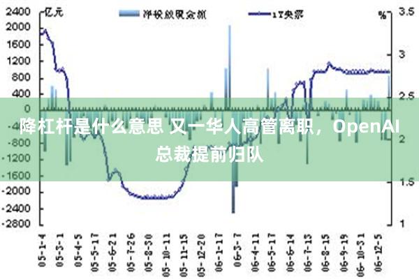 降杠杆是什么意思 又一华人高管离职，OpenAI总裁提前归队